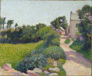 Die Straße im Sonnenlicht, ca. 1887