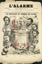 Illustration von Henri Demare (1846-1888) für das Cover von L