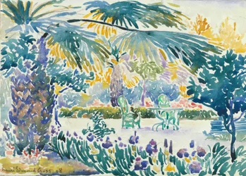 Garten des Malers in Saint Clair, 1908