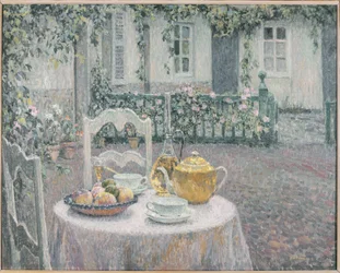Das rosa Tischtuch