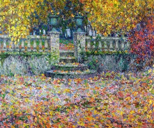 Die Terrasse im Herbst, Gerberoy