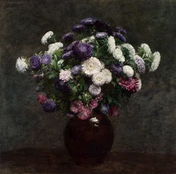 Astern in einer Vase