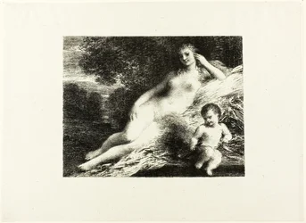 Venus und Amor, zweite Platte