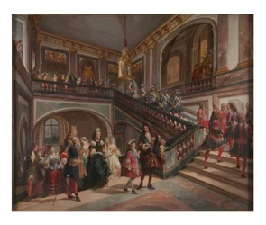 Der junge Ludwig XV. in Versailles