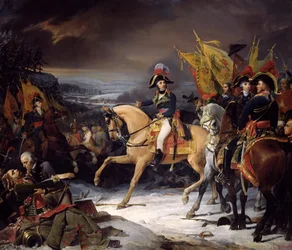 Die Schlacht von Hohenlinden am 3. Dezember 1800