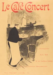 Le café concert: Illustrierte Titelseite