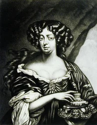 Porträt von Lady Sophia Bulkeley (fl.1688) graviert von Robert Dunkarton (1744-c.1817) aus Illustrious Characters in British History (Mezzotint)