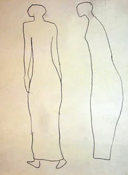Silhouetten (Spaziergänger)