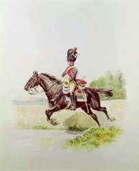 Soldat der kaiserlichen Garde zu Pferd, 1898