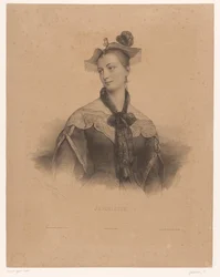 Frau in japanischer Tracht