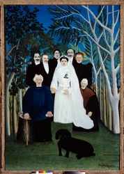 Die Hochzeit um 1905. Gemälde von Henri Rousseau dit Le Douanier (1844-1910)