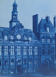 Das Hotel de Ville in Paris, 1853