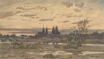 Eine Ansicht von Moulins, ca. 1850-60