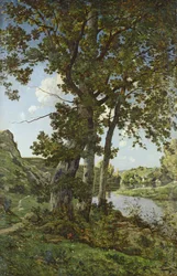 Die Eichen von Chateau-Renard, 1875