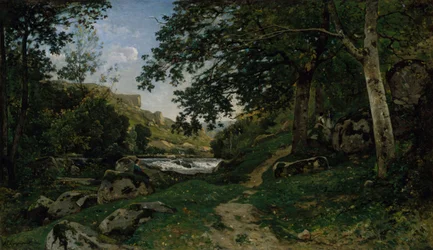 Der felsige Pfad im Morvan, 1869