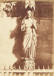 Statue von Christus, Kathedrale von Reims