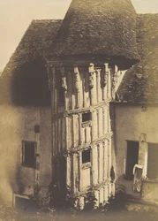 Holztreppe in Chartres, 1852