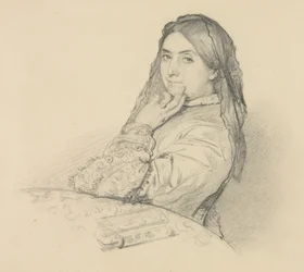 Porträt seiner Mutter, 1851