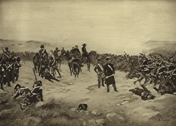 Schlacht von Inkerman, 1854 (Gravur)
