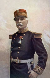 Französischer General Pau, Kommandeur der Armee des Elsass