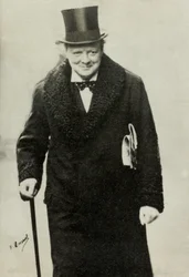 Porträt von Winston Churchill