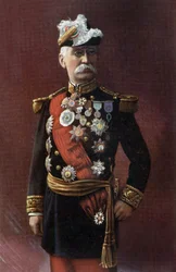Französischer Offizier General Joseph Gallieni (1849-1916), er war auch Politiker, Kriegsminister 1915-1916