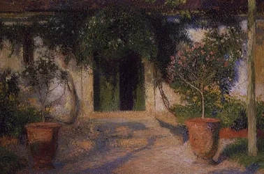 Eingang zu einem Haus