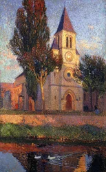 Die Kirche in Labastide du Vert