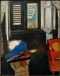 Interieur mit Violine