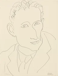 Porträt von Louis Aragon