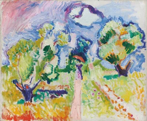 Promenade der Olivenbäume