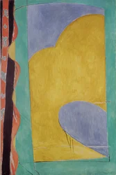 Der gelbe Vorhang, um 1915