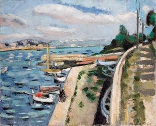 Blick auf Antibes, ca. 1925