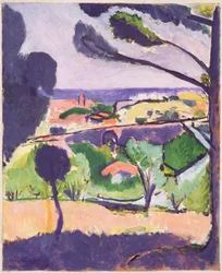 Blick auf Collioure und das Meer