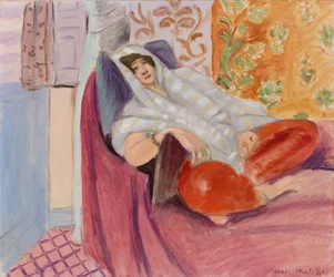 Liegende Frau