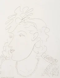 Frau mit Hut