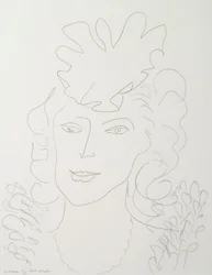 Frau mit Hut
