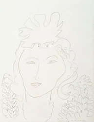 Frau mit Hut
