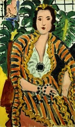 Frau mit einem blauen Juwel (Helene Galitzine mit Edelstein)
