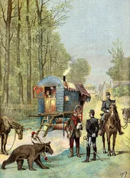 Böhmische Volkszählung durch die Gendarmerie