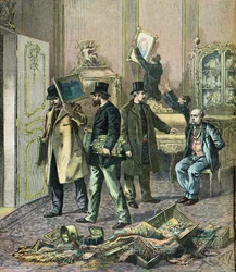 Einbruch in einem großen Pariser Hotel