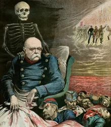 Karikaturporträt von Otto Von Bismarck