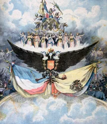 Feierlichkeiten an der Oper in Paris zu Ehren der französisch-russischen Doppelallianz, 1893