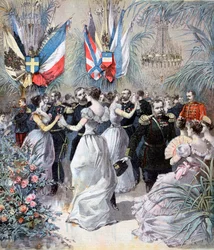 Feierlichkeiten zu Ehren des Besuchs der russischen Flotte in Toulon, 1893