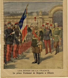 Ferdinand I. von Bulgarien im Élysée-Palast