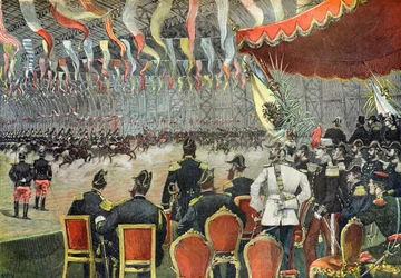 Die französisch-russischen Feste in Paris