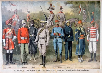 Militäruniformen der britischen Kolonialarmee, 1897