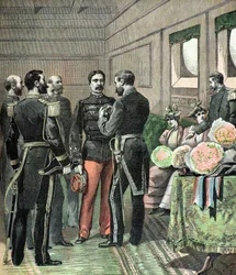 Präsentation der Dahomey-Medaille