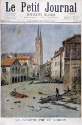 Die Katastrophe von Voiron, Frankreich, 1897