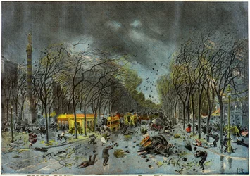 Tornado, Place du Chatelet, Paris